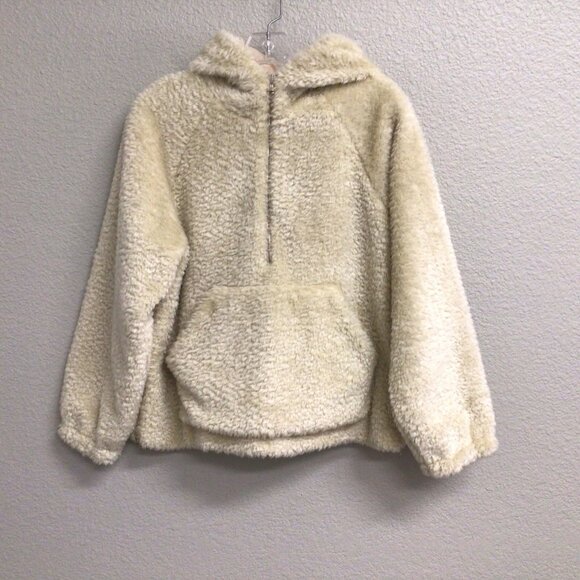ORGANIC by John Patrick Women's Size 2 Jacket Fleece Pullover Ivory $398 Made US - Picture 9 of 9